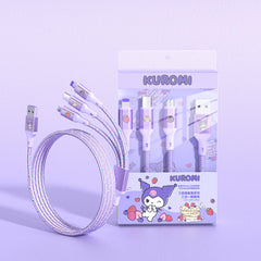 Sanrio 3-in-1 Fast Charging Cable – Cute Multi-Device Charger
