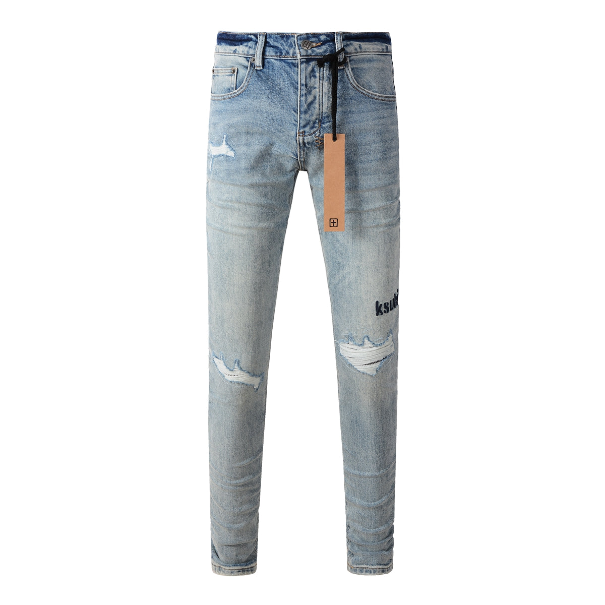 Classic Blue Denim with a Sleek and Minimalist Look 3024