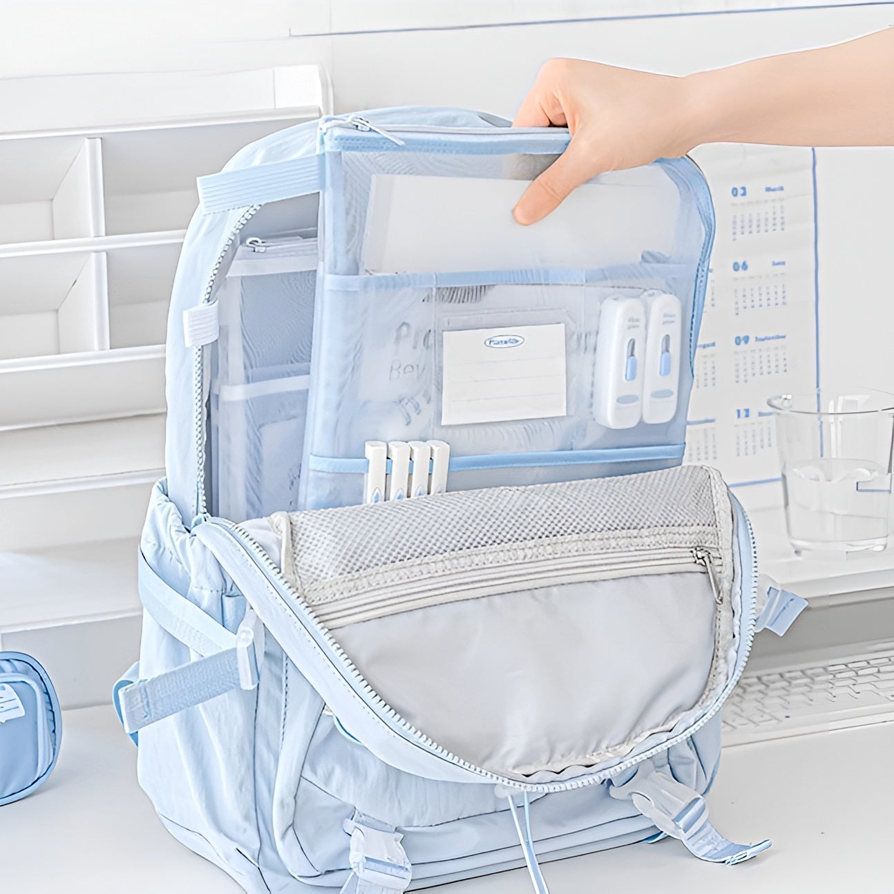 ClearView Multi Pocket Organizer