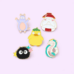 Hayao Miyazaki Enamel Pin - Spirited Away
