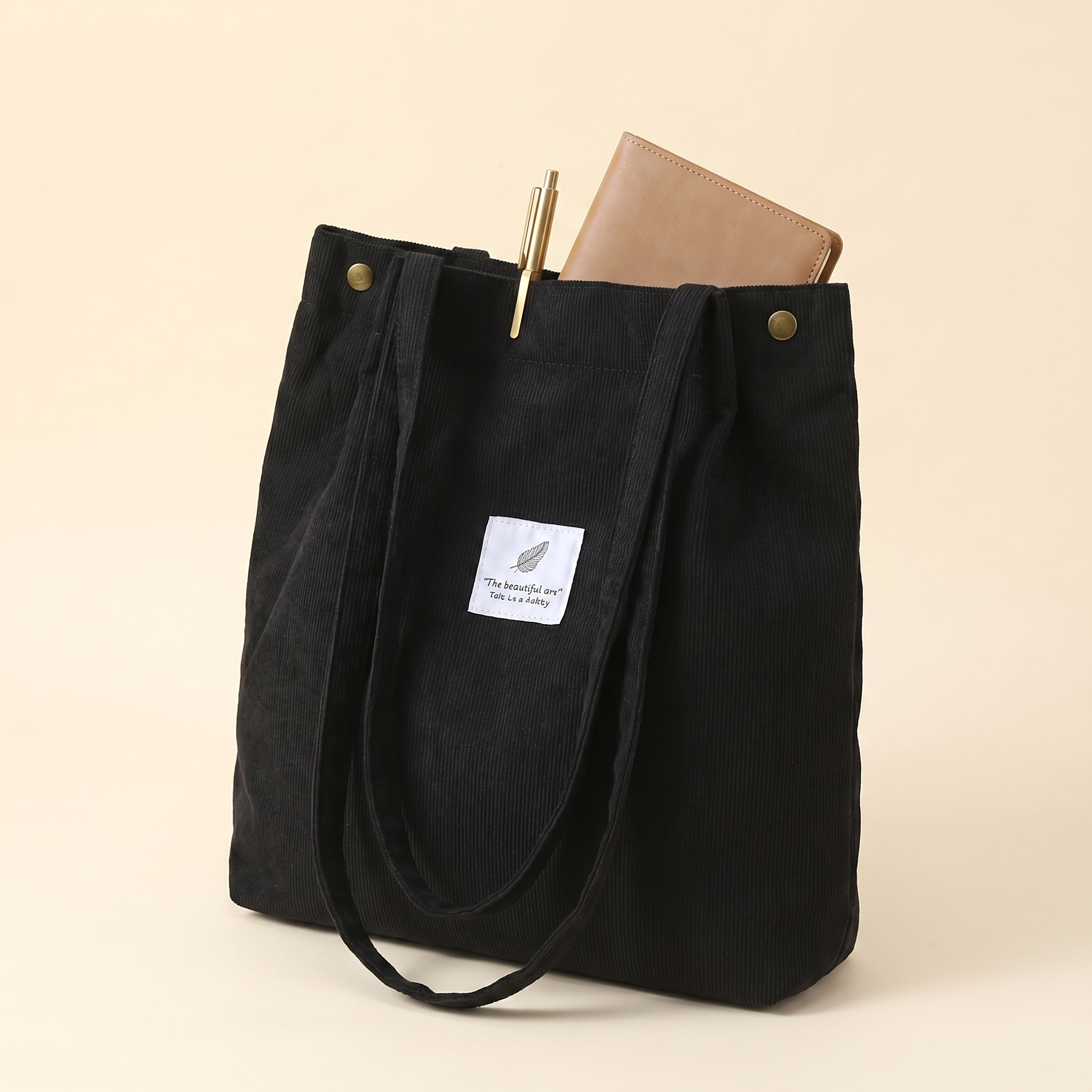 Soft Corduroy Everyday Tote (6 Colors)