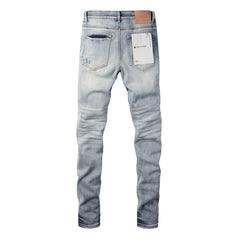 New Purple Personality Fashion Jeans 9038