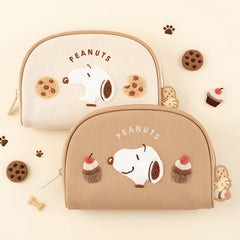 Snoopy Embroidered Cosmetic Bag