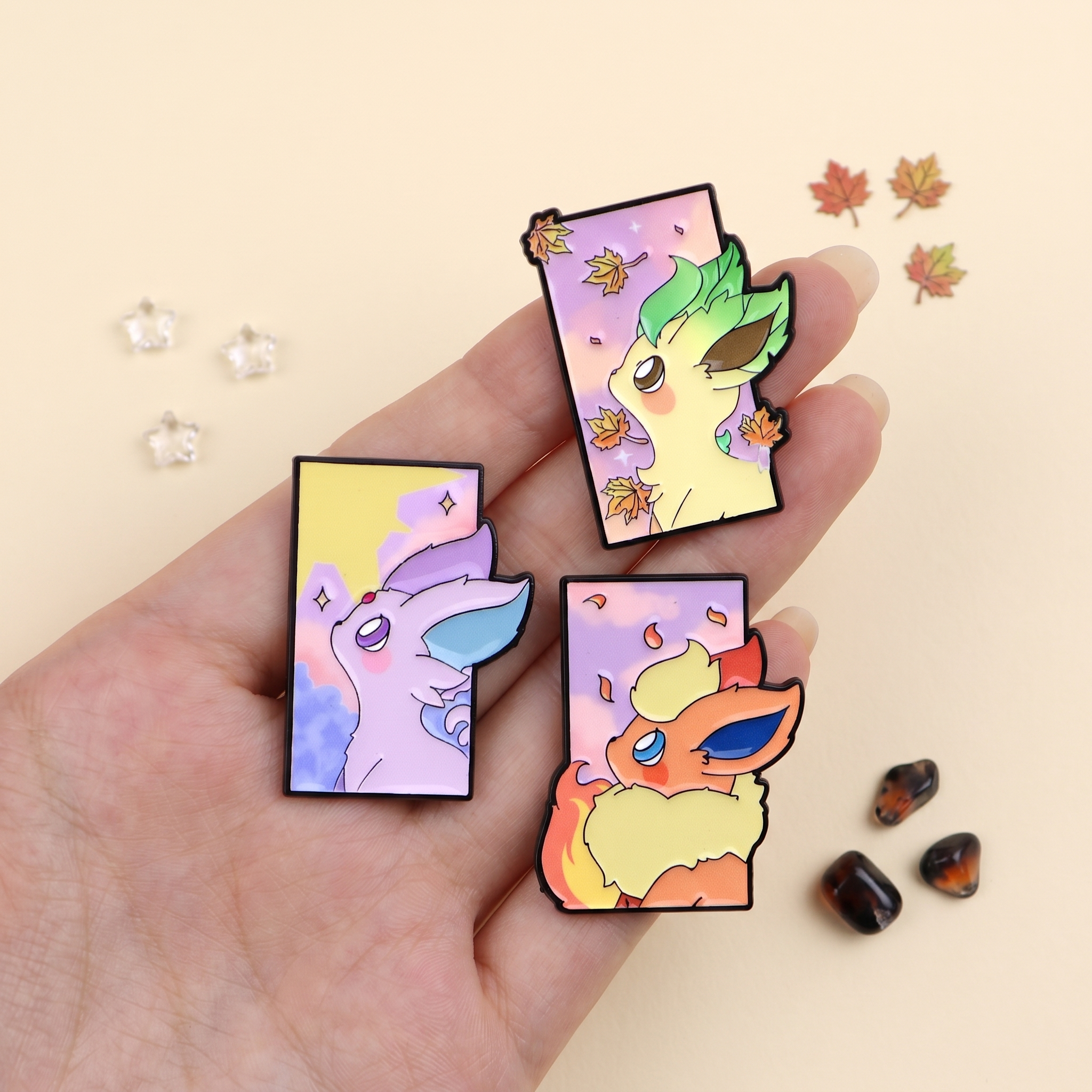 Pokémon Eeveelution Mood Enamel Pin