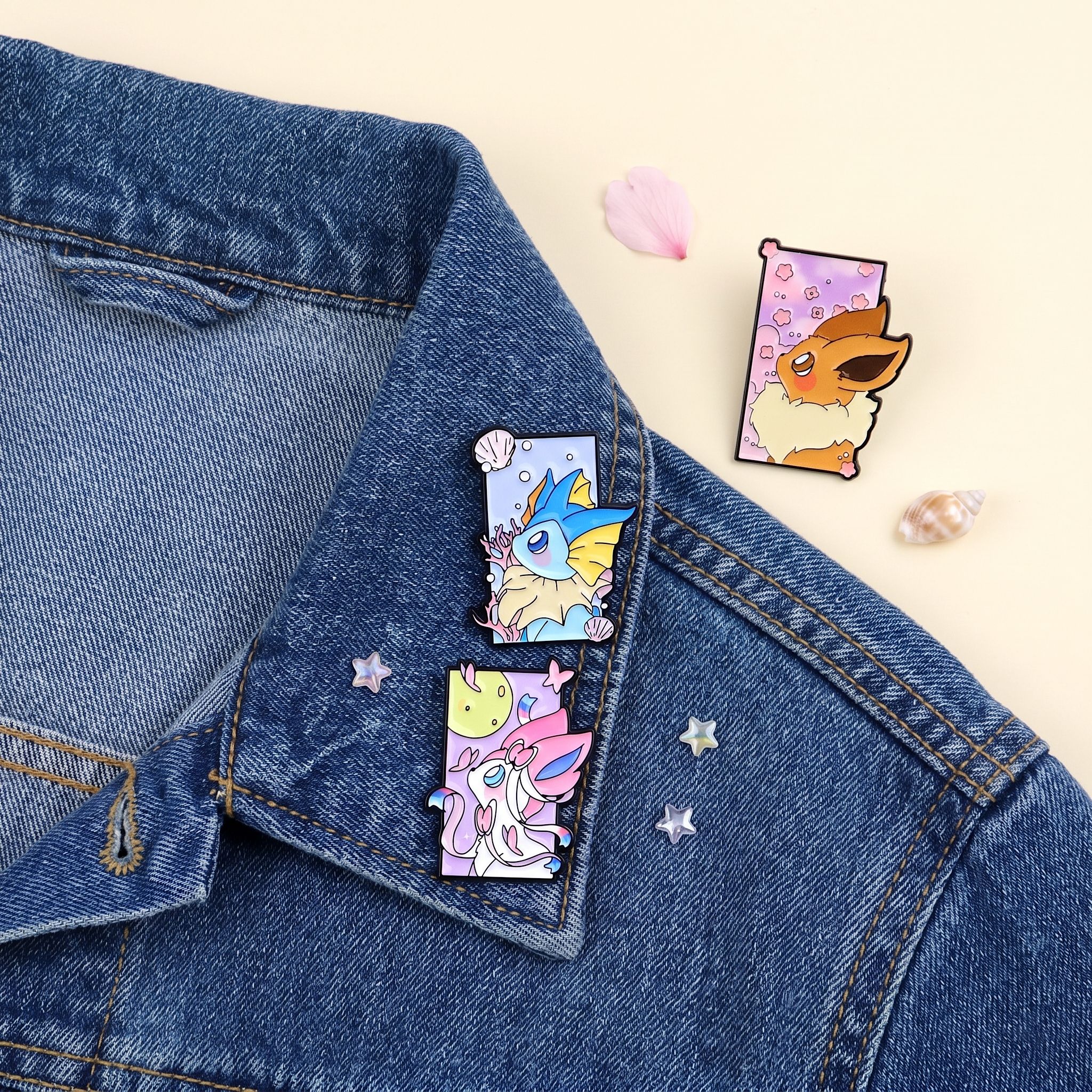 Pokémon Eeveelution Mood Enamel Pin