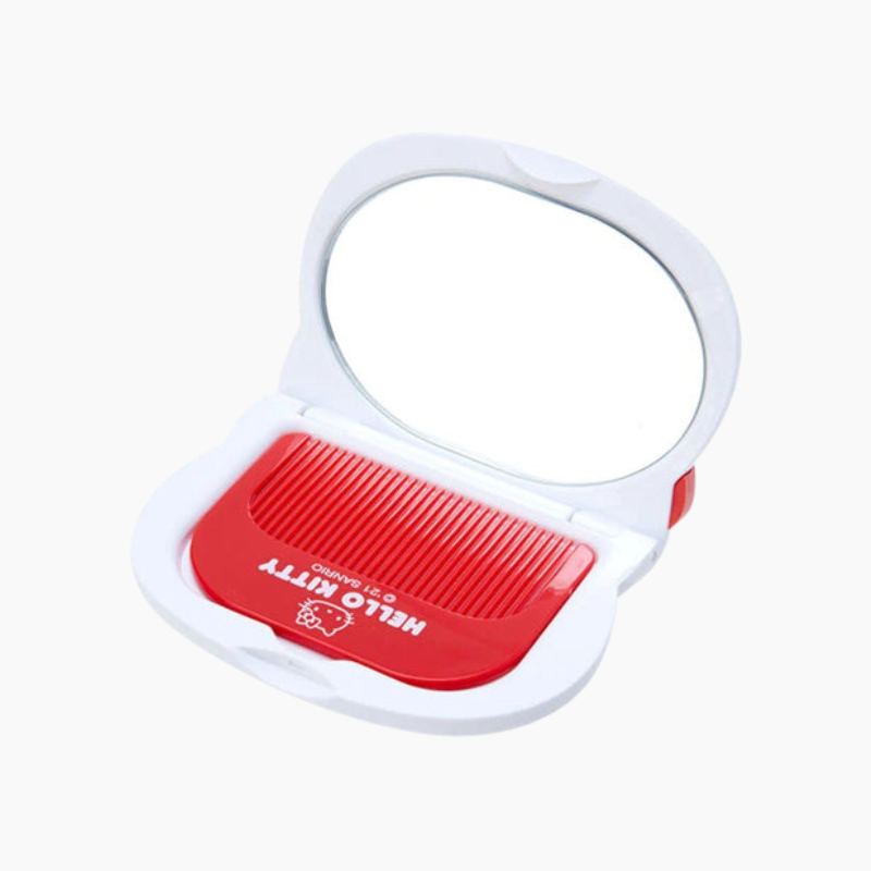 Sanrio Compact Mirror & Comb Set