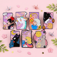 Studio Ghibli Dreamscape Enamel Pins