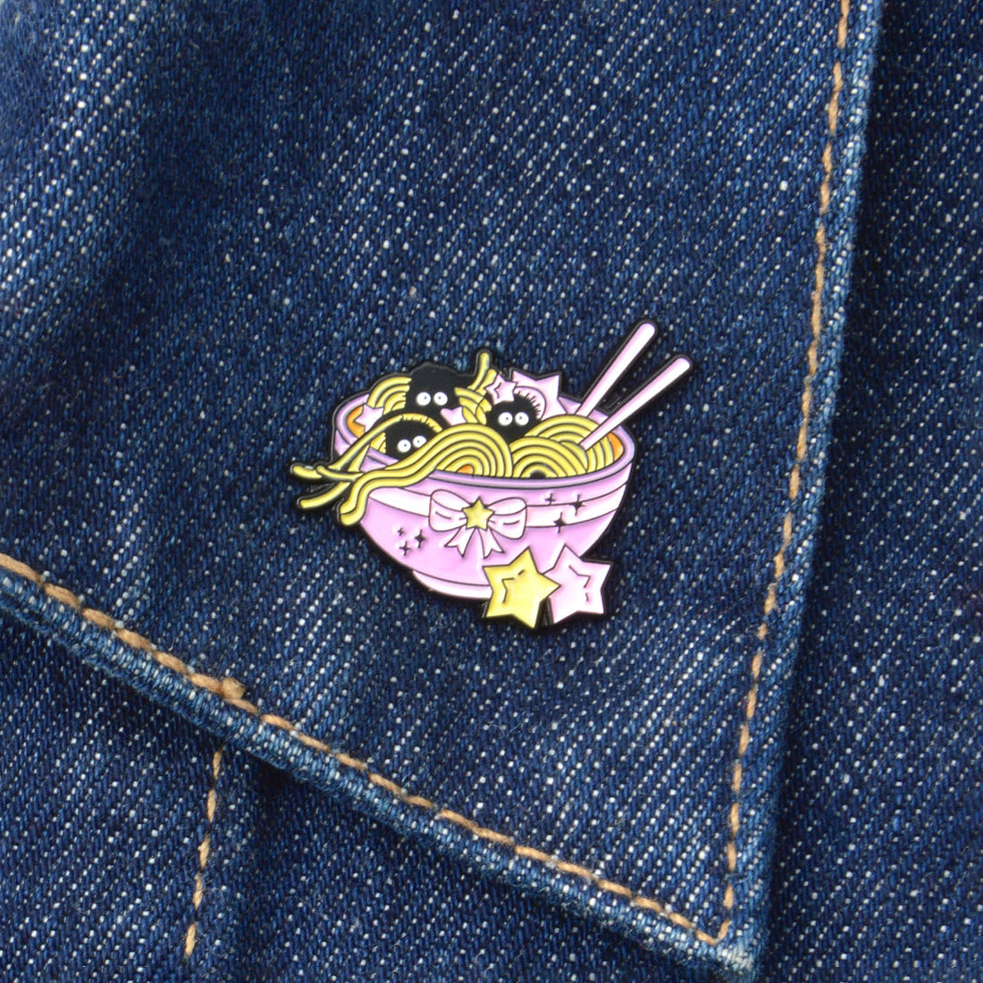 Susuwatari Ramen Enamel Pin