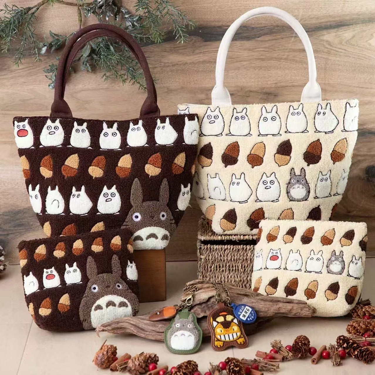 Totoro's Tiny Acorn Treasure Tote