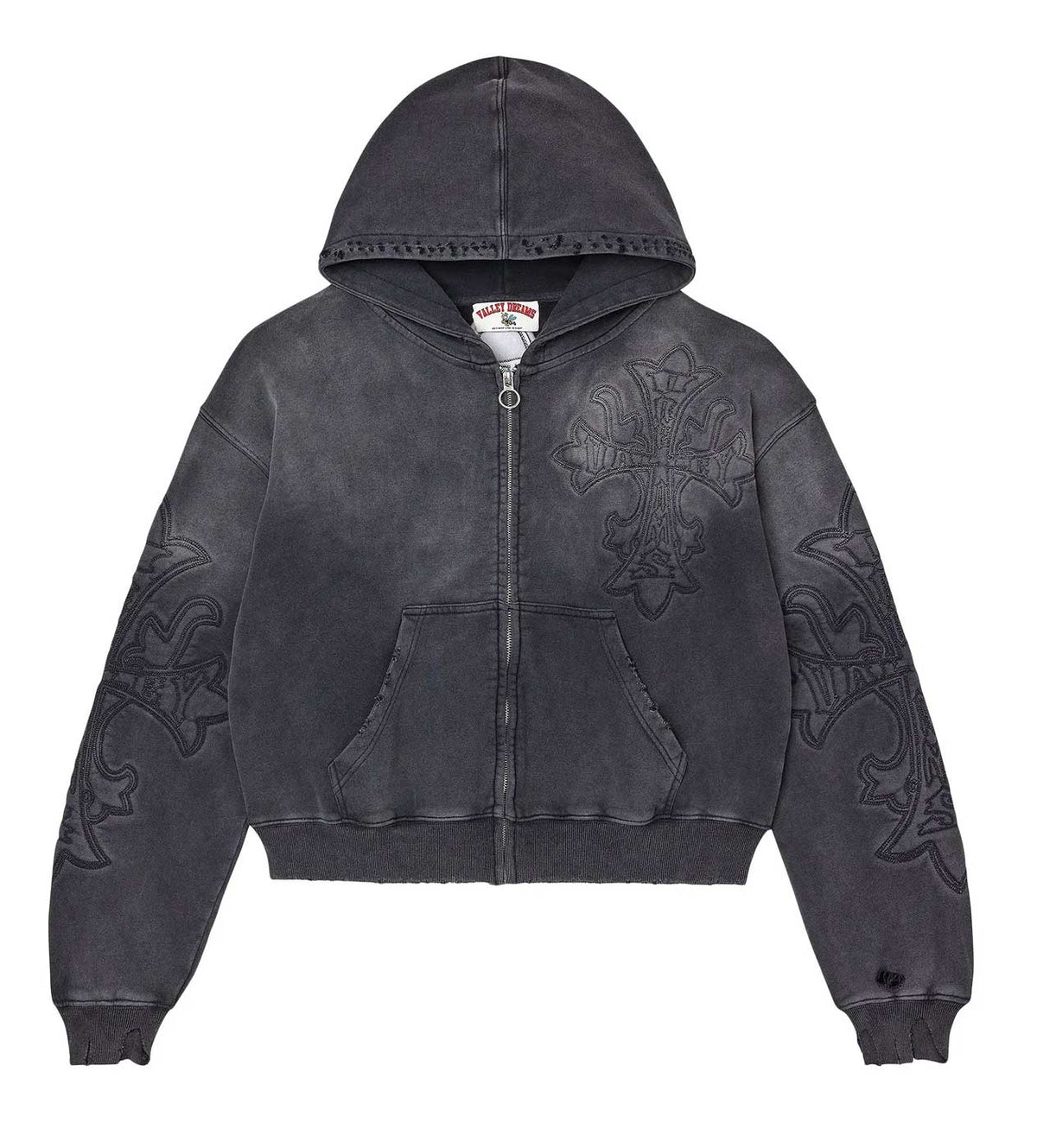 Vale Forever Carver Zip Up Hoodie Black