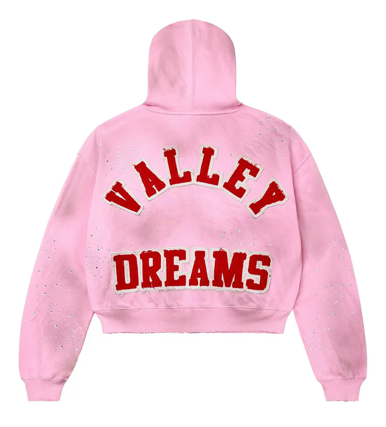 Vale Forever Venus Clustered Zip Up Hoodie Pink